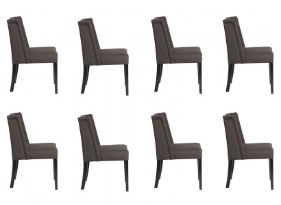 8x Still Stull Polster Design Lounge Club Sëtz Lehn Garnitur Sessell Vento Nei